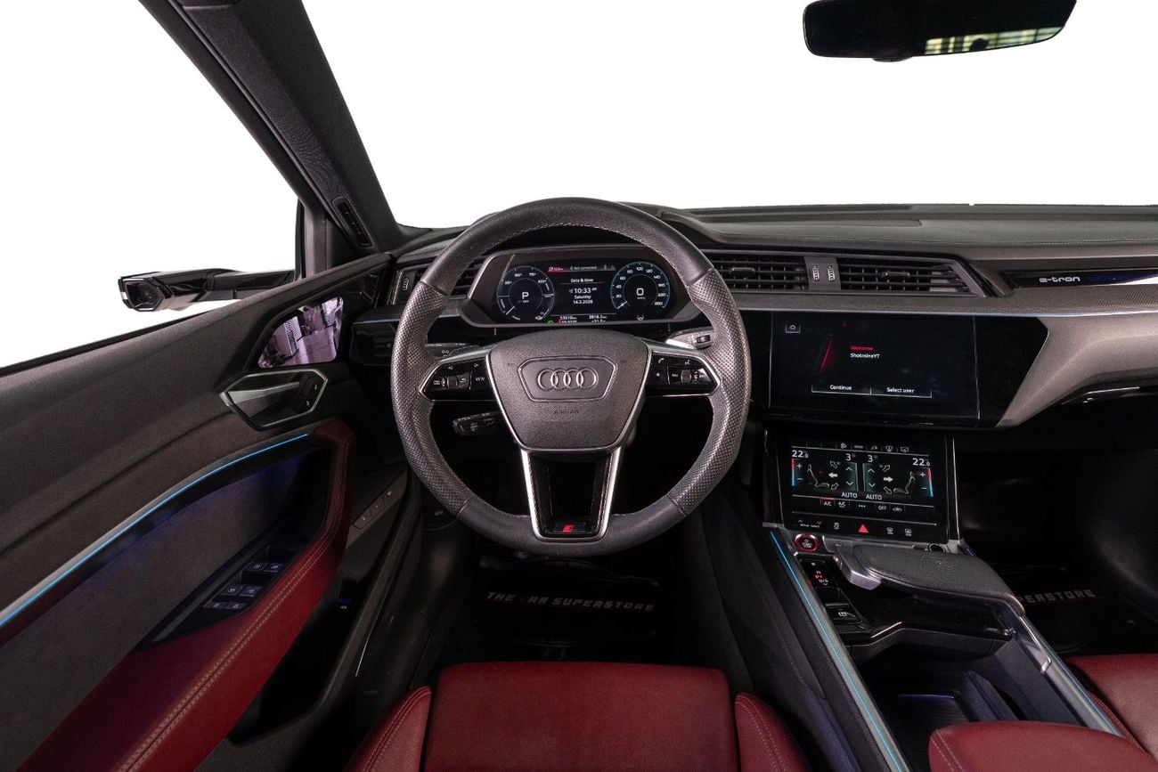 Audi etron 95 kWh Quattro SLine-GCC-Al Nabooda Warranty &amp; Service Package Until 11/2027