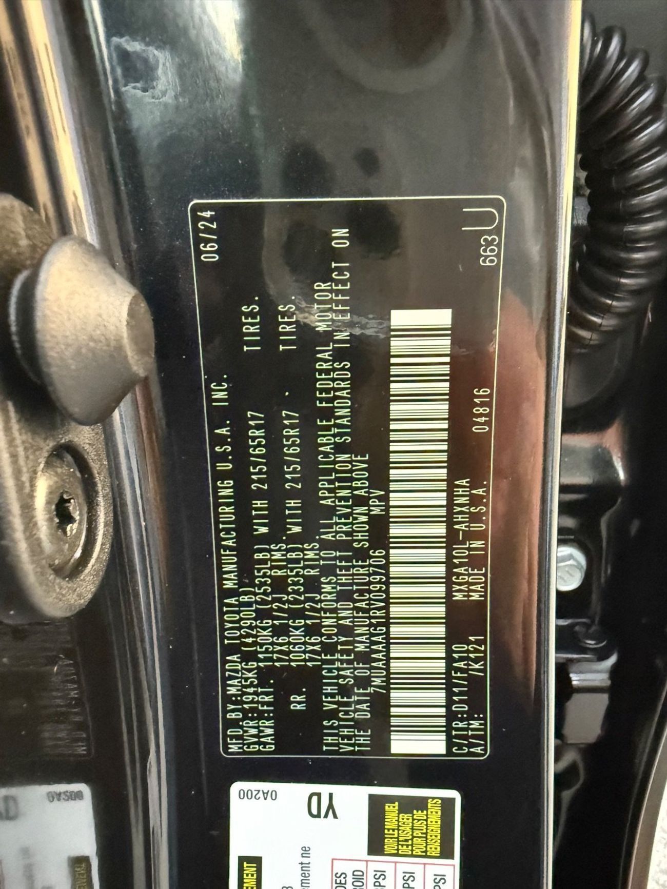 Toyota Corolla Cross 2024 XLI 2.0 LEATHER SEATS AWD US SPEC