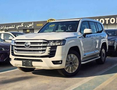 تويوتا لاند كروزر GXR TWIN TURBO / 3.5L V6 PETROL / RADAR / 12.3" DVD WITH JBL SPEAKERS / FRONT PWR SEATS / COOL BOX  