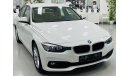 BMW 318i 318 .. GCC .. Warranty and Service .. Perfect Condition