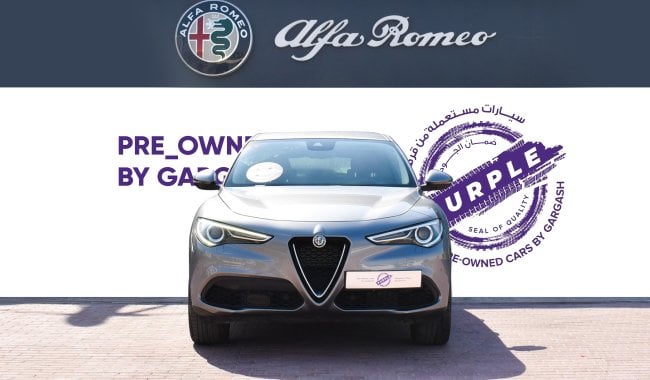 Alfa Romeo Stelvio Super - Service History, Warranty, Certified & Sold by Purple Pre-Owned Gargash Motors
