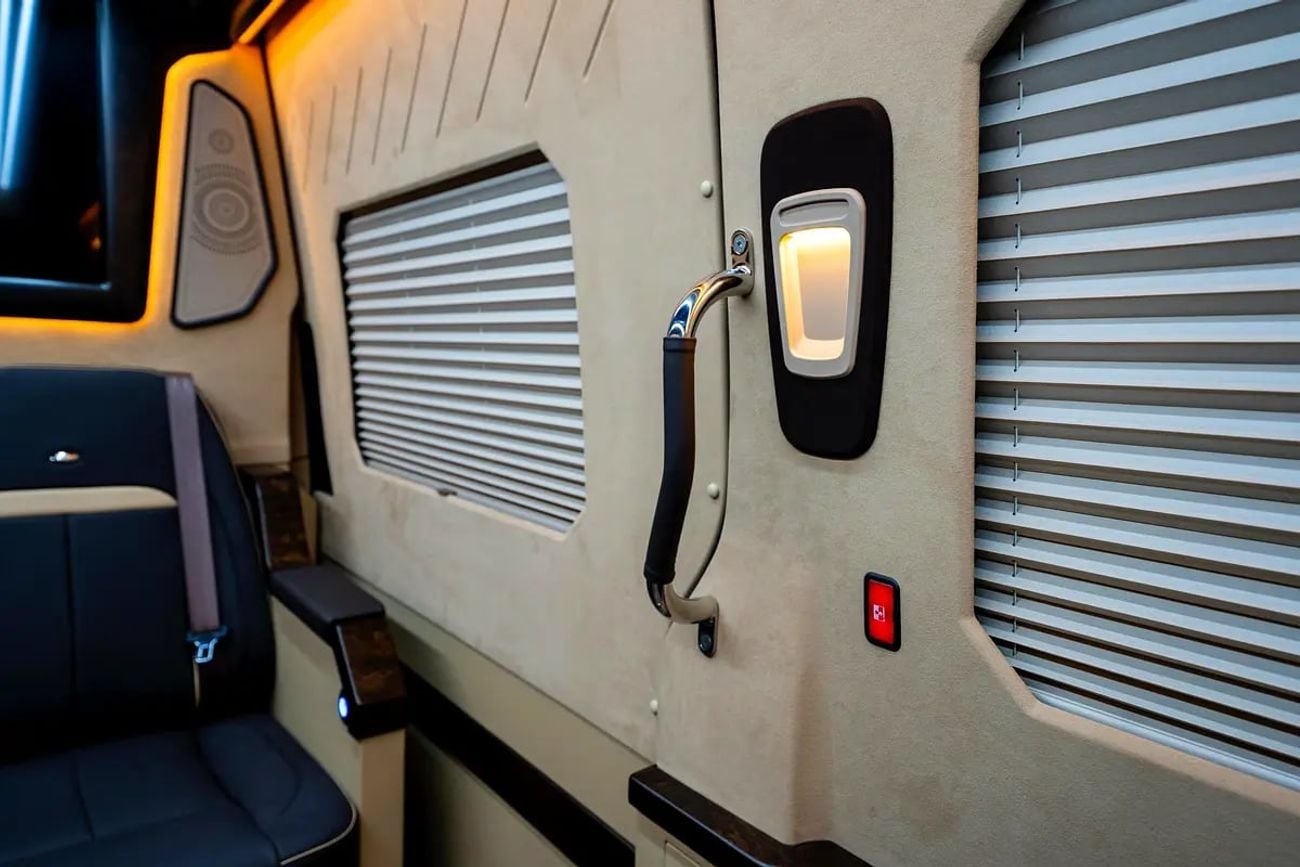 Mercedes-Benz Sprinter VVIP MERCEDES with Bathroom, Additional AC and Air Suspension- 2 Years Warranty VLINE