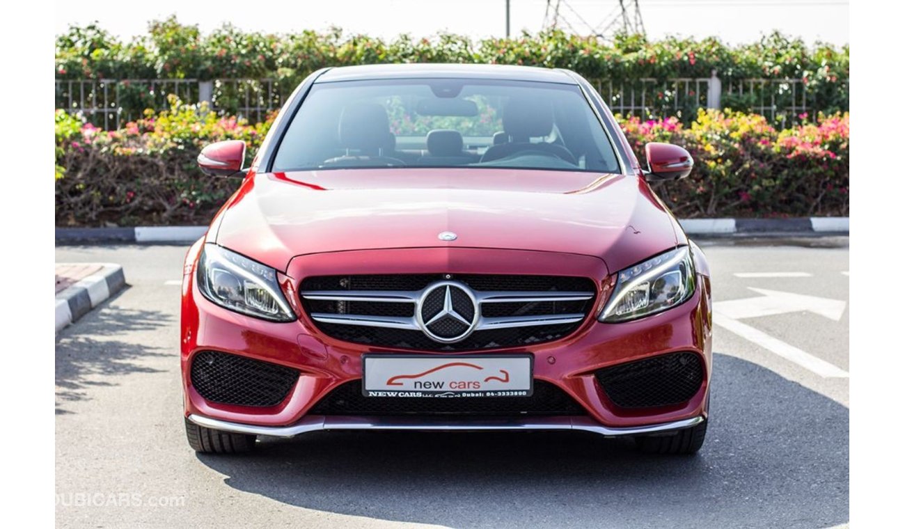 Mercedes-Benz C200 - 2016 - GCC - ASSIST AND FACILITY IN DOWN PAYMENT - 1940 AED/MONTHLY - 1 YEAR WARRANT