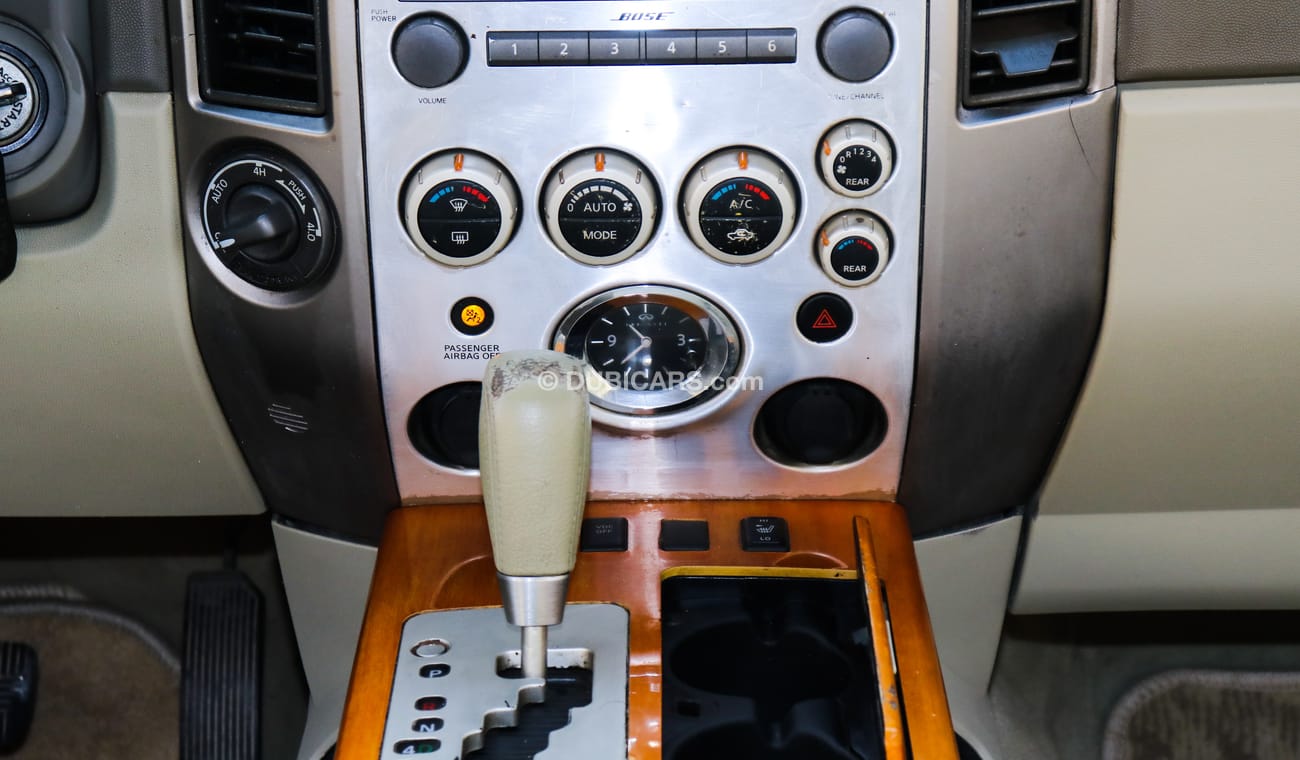 Infiniti QX56 Gulf model 2007 No. 1, white color, hole diaphragm, sensors, installed in excellent condition, you d