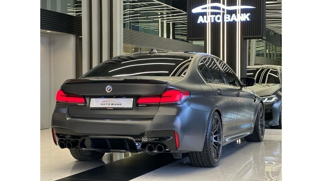BMW M5 BMW M5 COMPETITION MODEL 2021 GCC SPECS FULL SERVICE HISTORY IN AGENCY