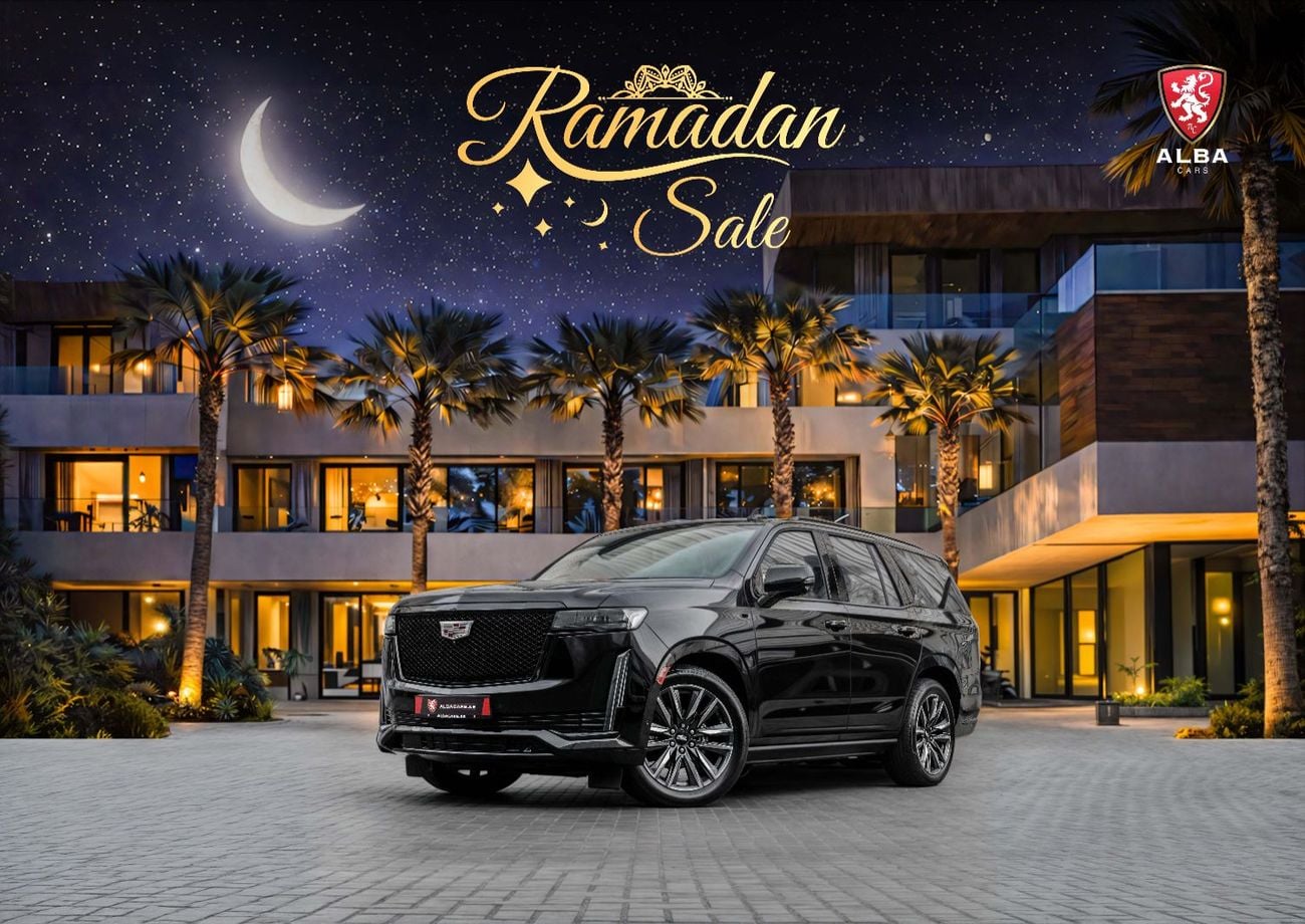 كاديلاك إسكالاد Escalade Sport | 5,875 P.M | 0% Downpayment | Cadillac Warranty + Service Contract! | Ramadan Offer!