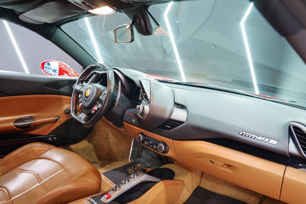 Ferrari 488 Std 3.9L GTB, Very Low KM, Al Tayer Full Service History, GCC Spec!!