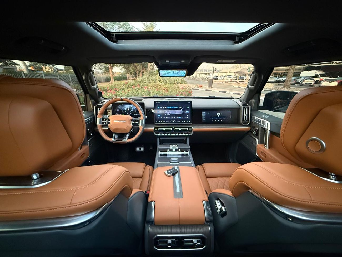 دونج فينج إم هيرو 917 DONGFENG M-HERO 01 2025 GCC 800 HP 1.5L HYBRID ( PLUG-IN ) MATT GREEN SUSPENSION LIFTER WARRANTY 5Y