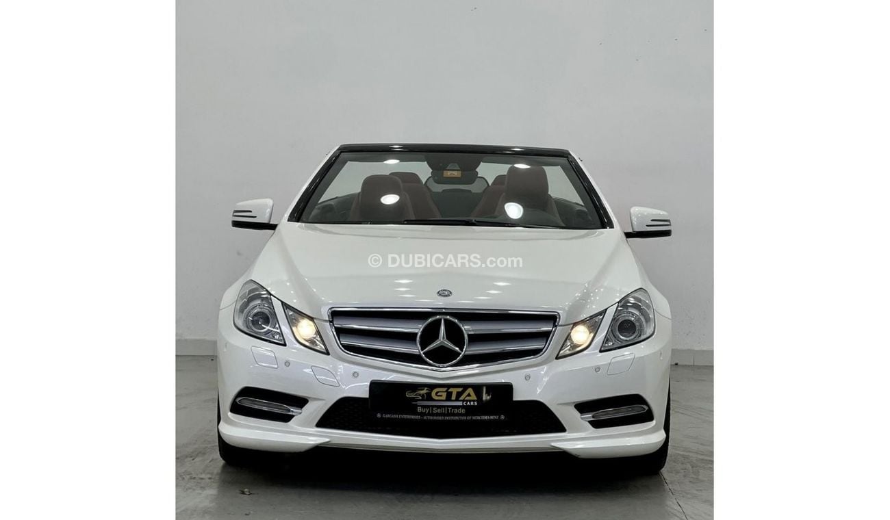 Mercedes-Benz E 350 Std 2013 Mercedes-Benz E350 Convertible, Full Mercedes History, Low kms, GCC