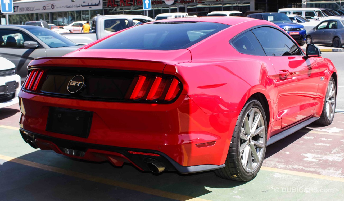 Ford Mustang GT Premium, 5.0L V8, GCC Specs with Al Tayer Warranty until 2020 or 100,000 km