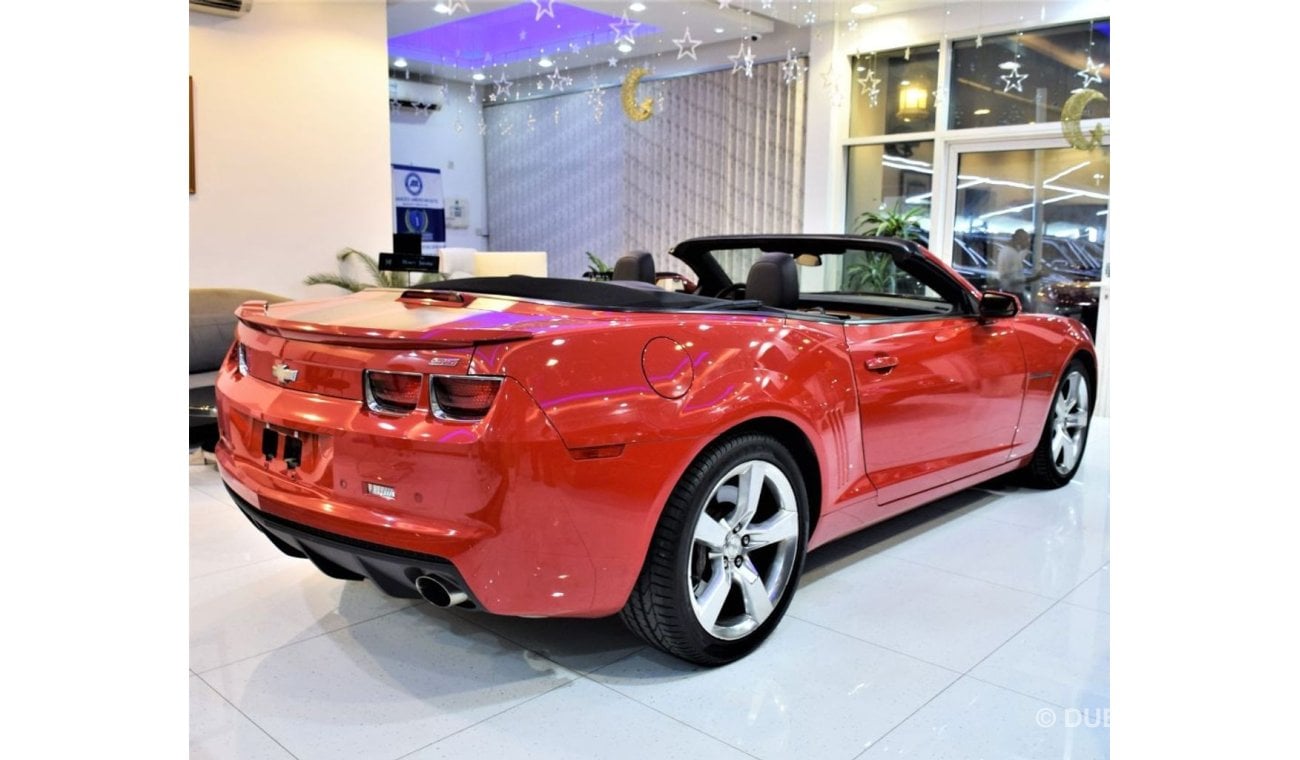 Chevrolet Camaro ONLY 88,000 KM!!! ORIGINAL PAINT ( صبغ وكاله ) Chevrolet Camaro SS 2013 Model!! in Red Color! GCC