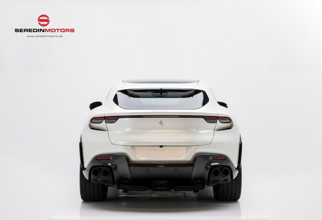 فيراري بوروسانجوي STD Bianco Fuji Pearl White | Cream Alcantara & Leather Interior | Full Carbon