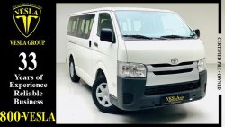 Toyota Hiace RESERVED!!!!MID ROOF + ROOF AC / 2016 / 15 SEATER / SIDE GLASS /GCC/FSH/ WARRANTY + FREE SERVICE /