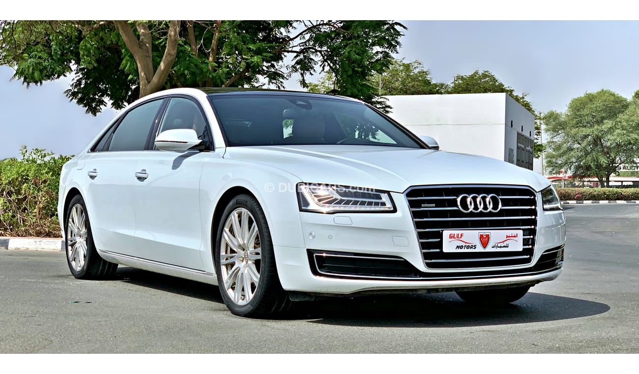 Audi A8 GCC- AUDI A8L - 50 TFSI QUATTRO - 2015 - 100% ACCIDENT FREE - BANK FINANCE AVAILABLE - WARRANTY