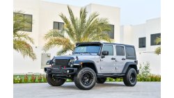 Jeep Wrangler Unlimited Hard Top - Under Warranty - GCC - AED 1,645 P.M - 0% D.P