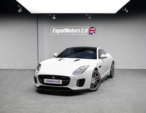 Jaguar F Type R-Dynamic 3.0L (377 HP) Coupe R-Dynamic S/C • 380 BHP V6 • Warranty + Service Contract Available