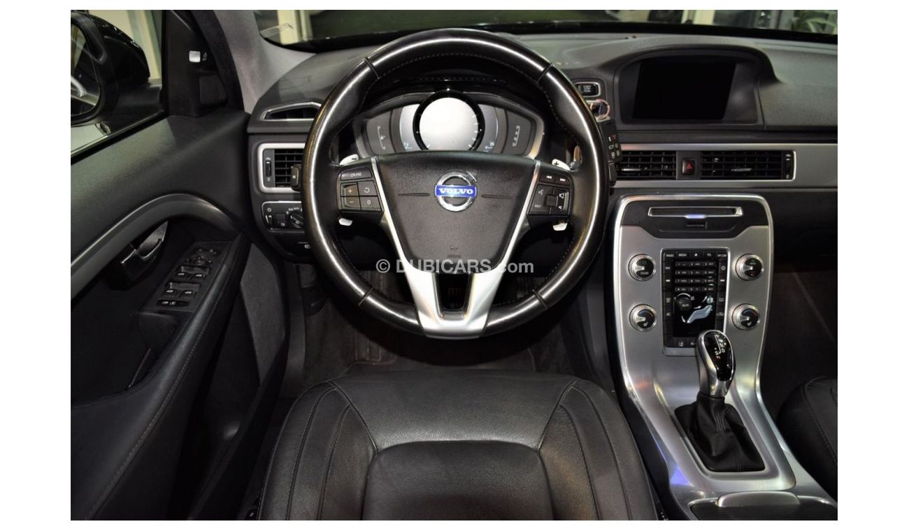 Volvo S80 AED 1,116 Per Month / 0% D.P | Volvo S80 T6 AWD 2015 Model!! in Black Color! GCC Specs