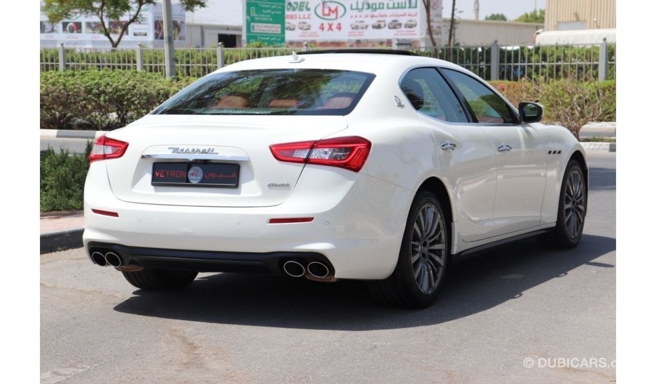 مازيراتي جيبلي MAZARATI GHIBLI  2018 PERFECT CONDTION WITH ONE YEAR WARRANTY