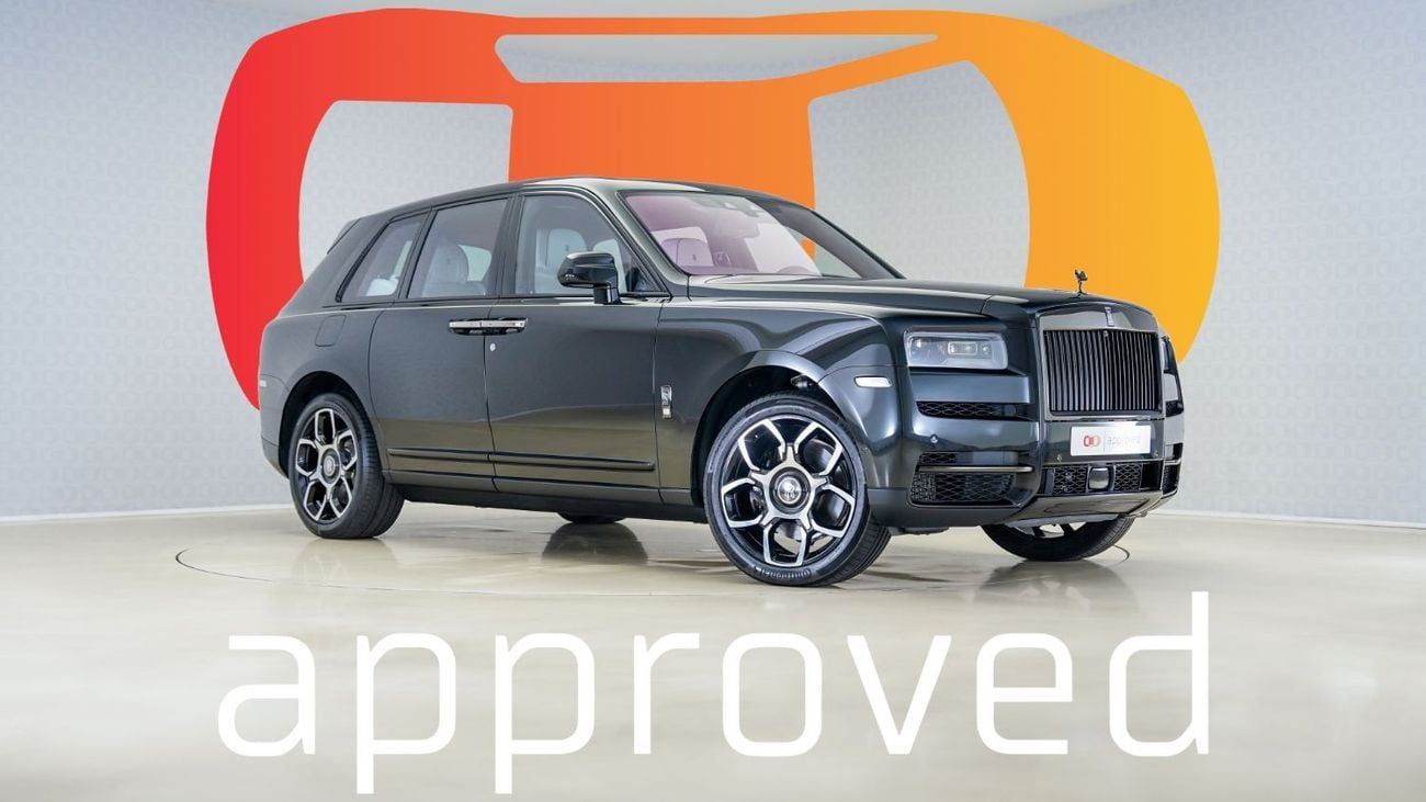 Rolls-Royce Cullinan | AED 23,612 PM | Up to 3 Years unlimited Warranty |
