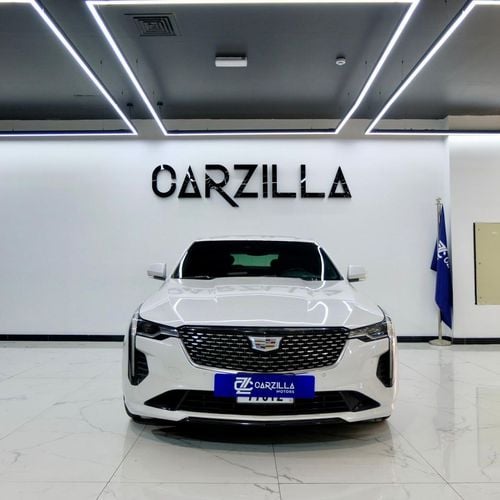 Cadillac CT4 2.0T Luxury Cadillac CT4 2020 Premium Luxury | GCC Specs | White | Excellent Condition | Full Agency