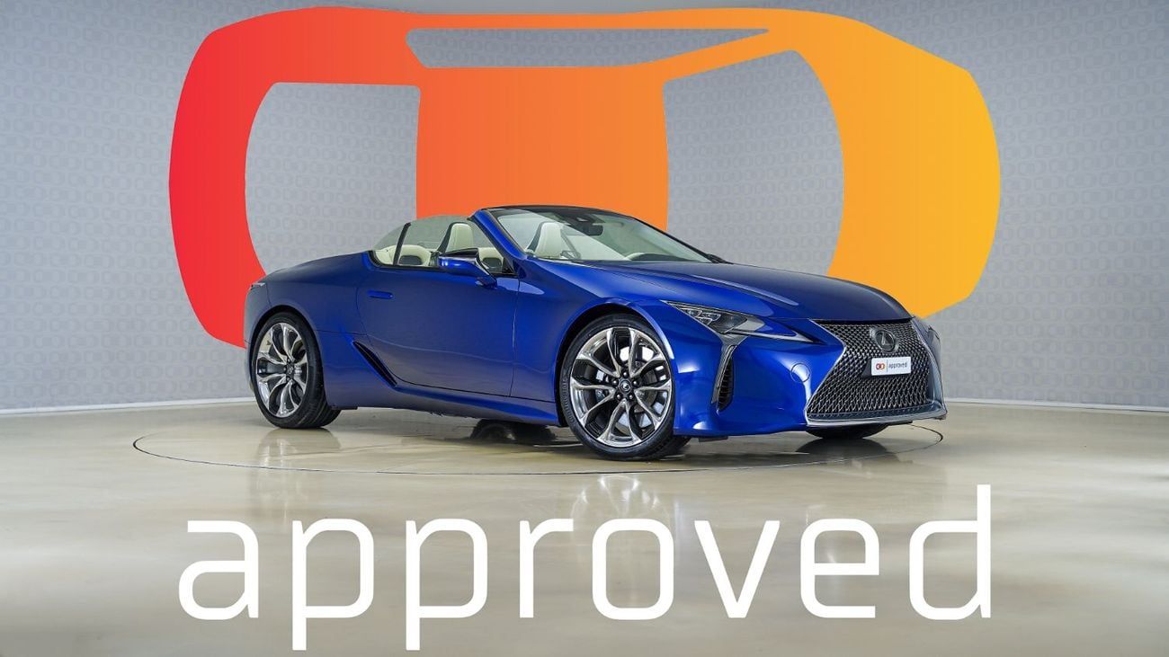 Lexus LC500 Convertible LC500 Convertible Inspiration Series | AED 4,833 PM | Up to 3 Years Warranty Unlimited | GCC