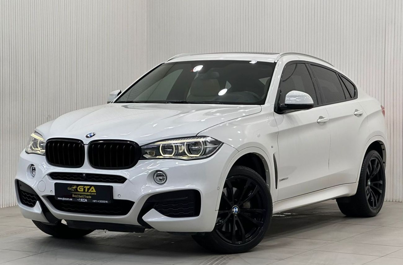 بي أم دبليو X6 50i M سبورت 2015 BMW X6 xDrive50i M-Sport, Service History, Full Options, Low Kms, GCC