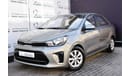 Kia Pegas AED 589 PM | 1.4L LX BASE GCC DEALER WARRANTY