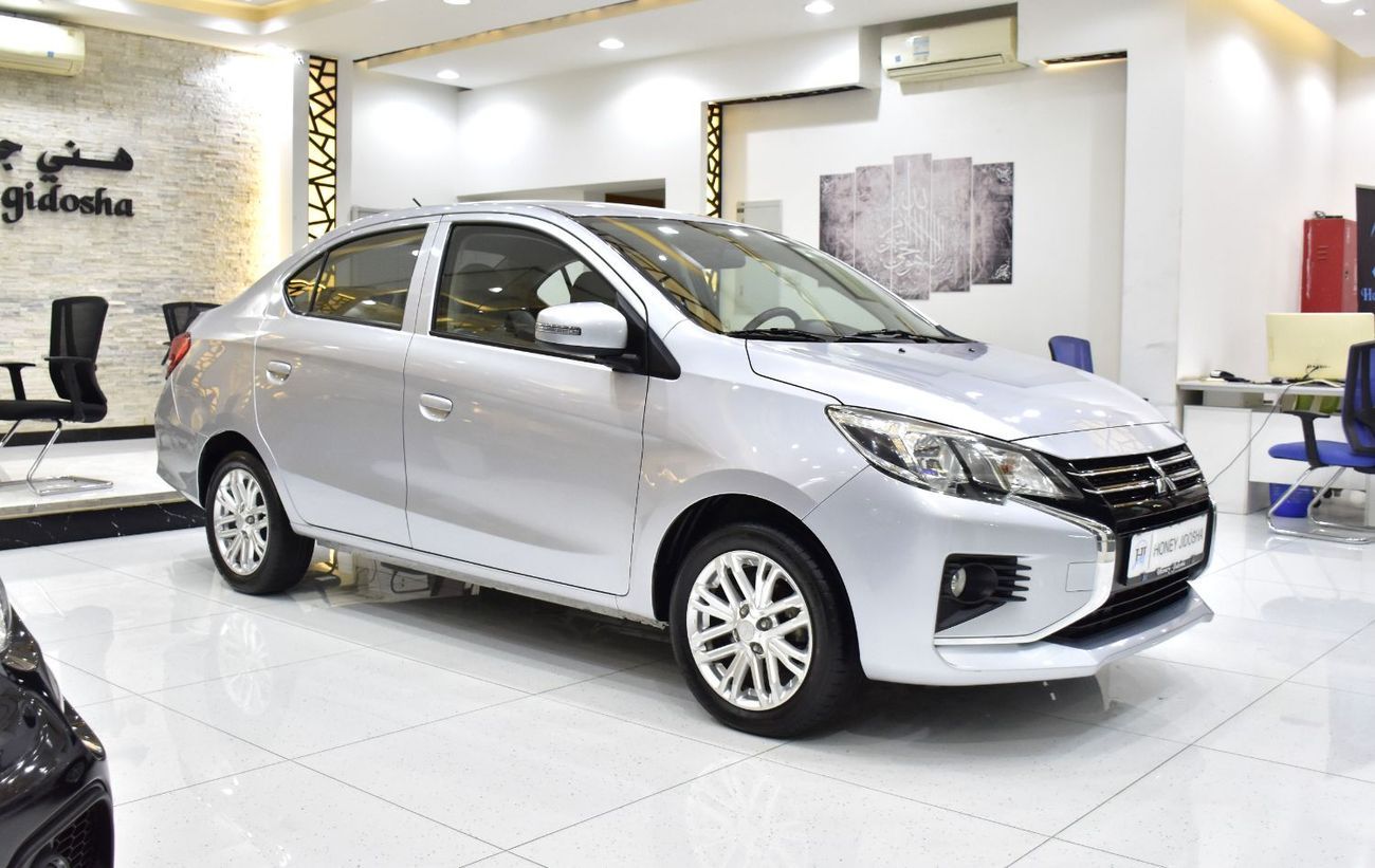 Mitsubishi Attrage EXCELLENT DEAL for our Mitsubishi Attrage ( 2021 Model ) in Silver Color GCC Specs