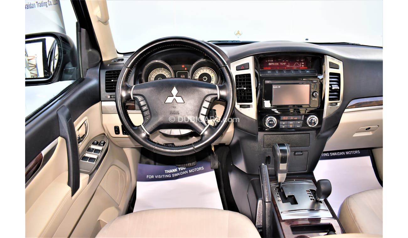 Mitsubishi Pajero AED 1249 PM I 3.0L GLS V6 4WD GCC DEALER WARRANTY