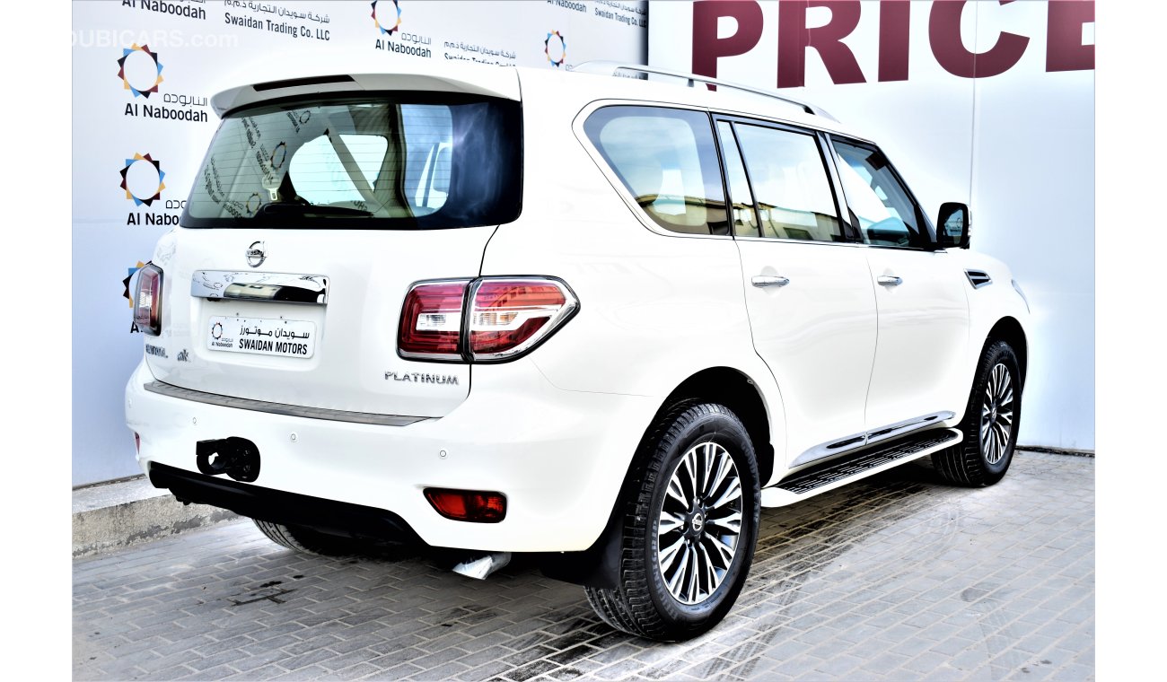 Nissan Patrol 5.6L V8 SE PLATINUM 2016 GCC DEALER WARRANTY