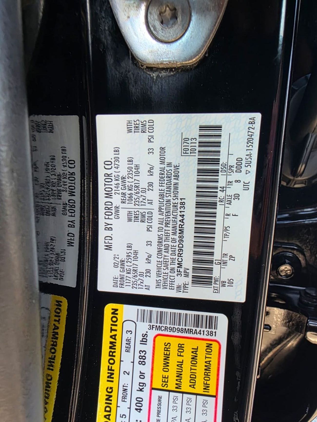 Ford Bronco Sport Badlands 2.0L Panoramic Roof , 4x4 and original leather seats