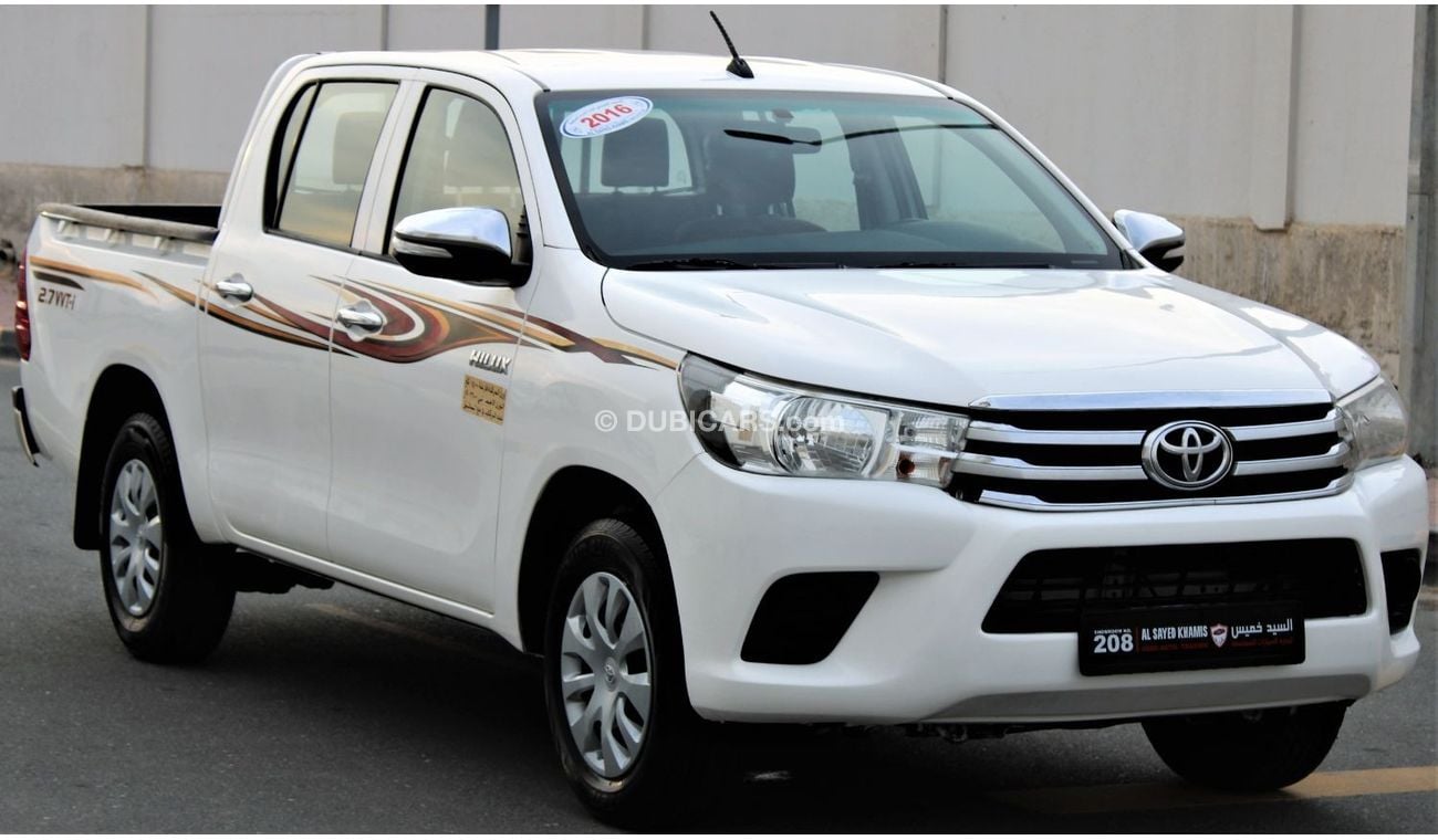 Toyota Hilux Toyota Hilux 2016 GCC double cabin, full automatic, in excellent condition, without accidents, very 