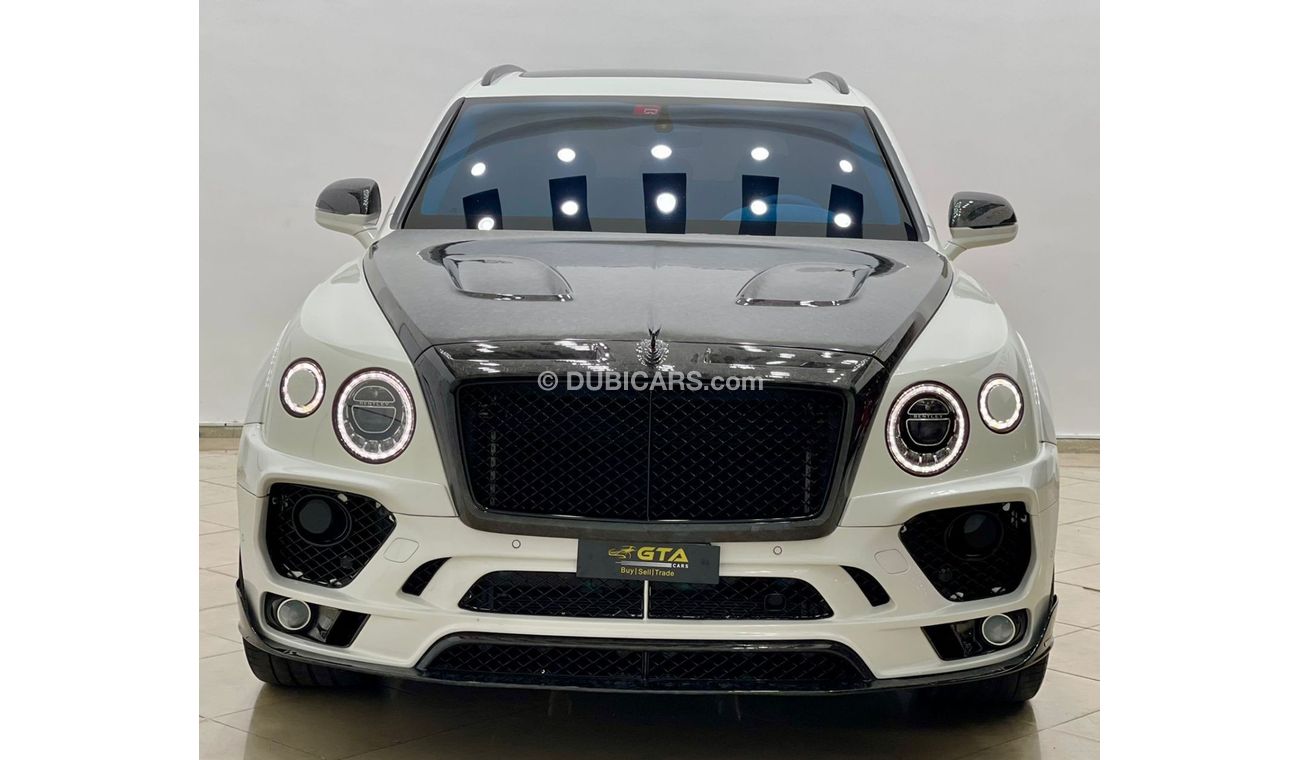 Bentley Bentayga Special Edition 2017 Bentley Bentayga Mansory W12, Only 1 in UAE Special Blue Interior, Full History
