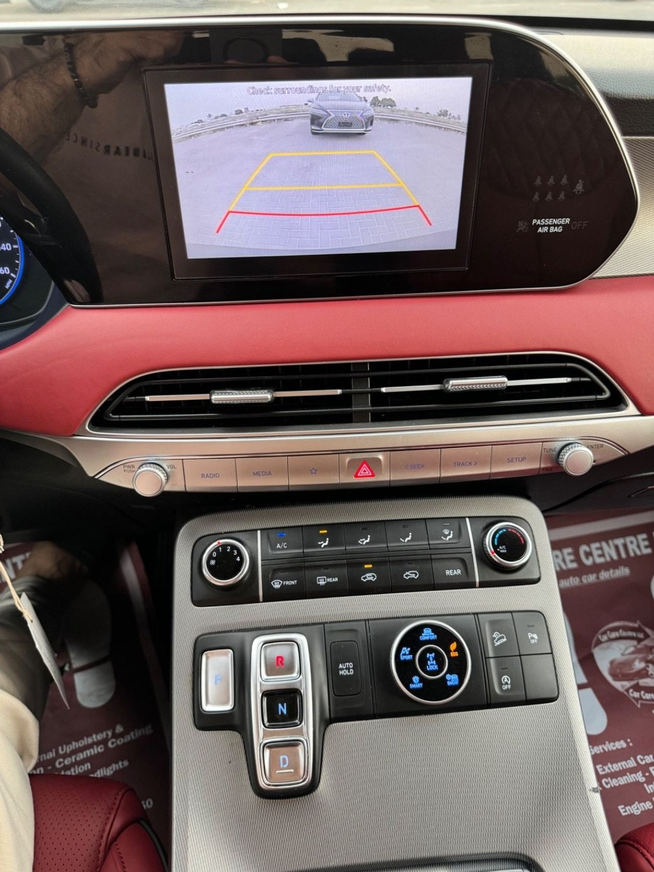 هيونداي باليساد 2021 CALLIGRAPHY RED 4x4 USA IMPORTED