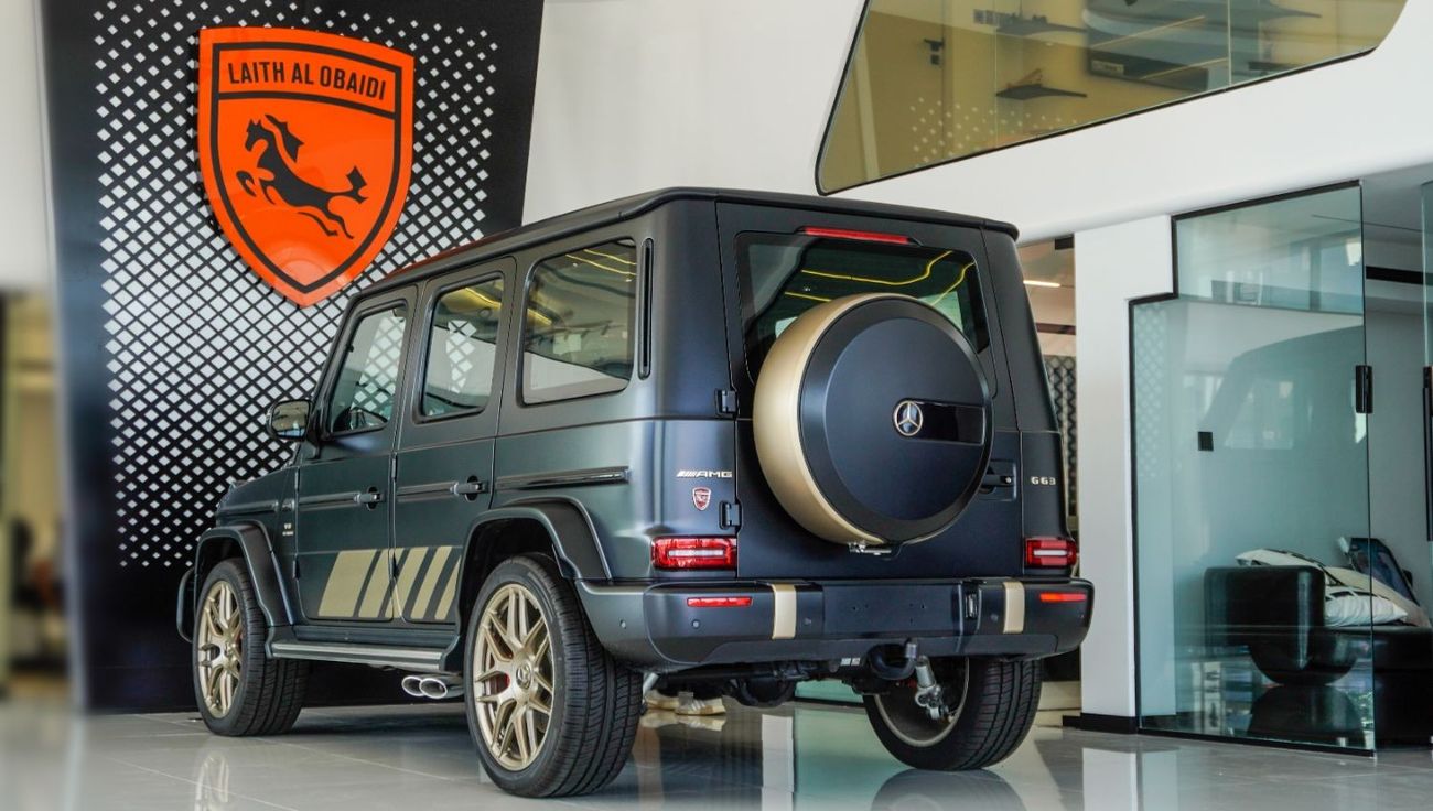 Mercedes-Benz G 63 AMG Mercedes G63 |Night Black Magno |Gold Topstitching Interior |2024 |GRAND EDITION | LIMITED 1 of 1000