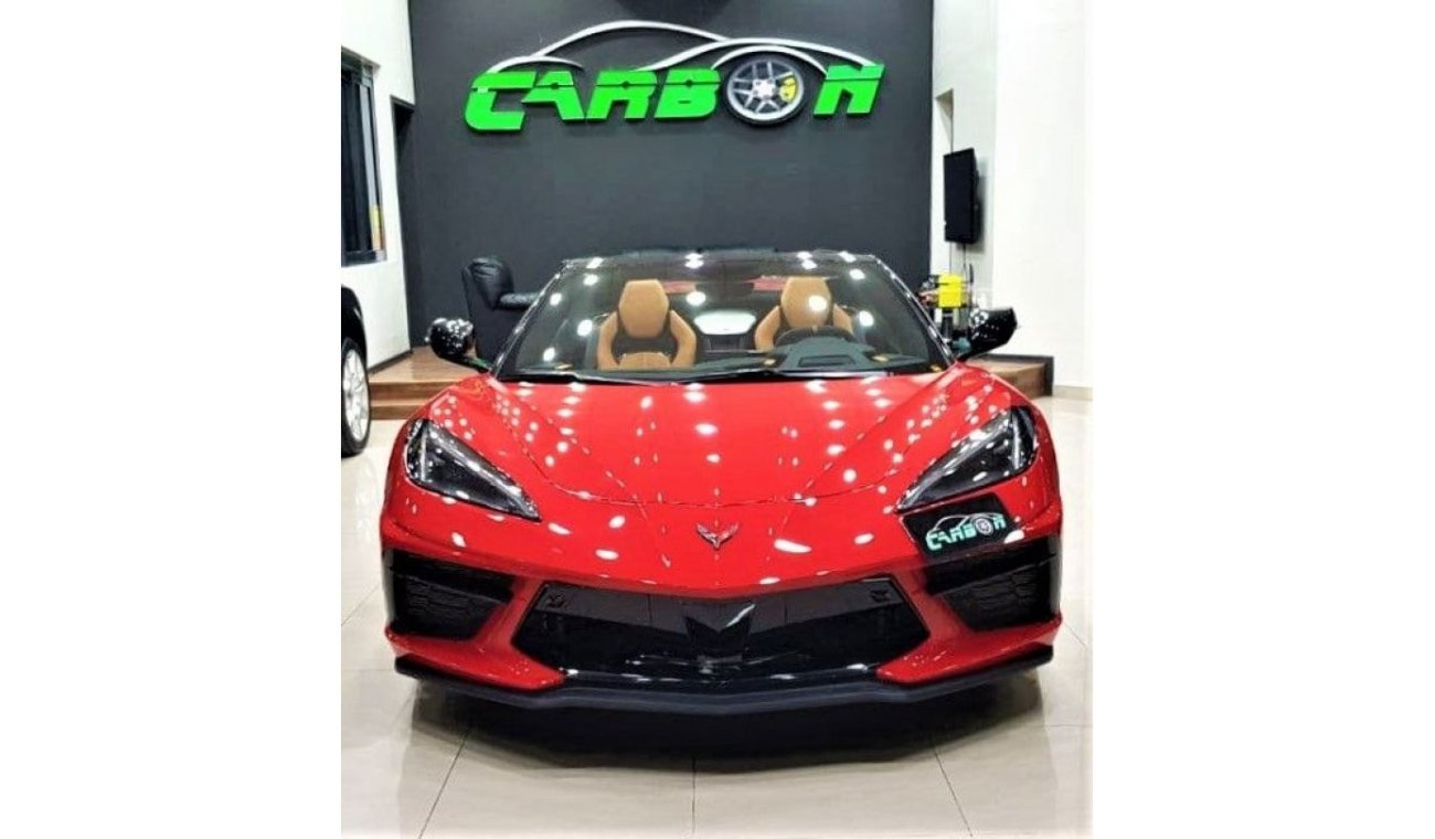 شيفروليه كورفت CHEVROLET CORVETTE TARGA TOP STINGRAY 2020 GCC CAR ONE OF 2 CARS IN U.A.E ONLY 5700 KM