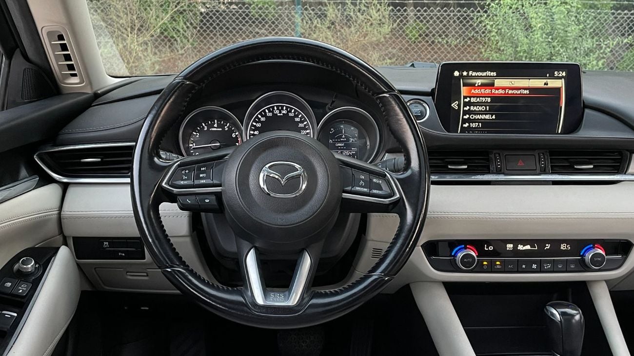 Mazda 6 LUXE ACCIDENTS FREE - GCC - FULL OPTION - ENGINE 2500 CC - PERFECT CONDITION INSIDE OUT