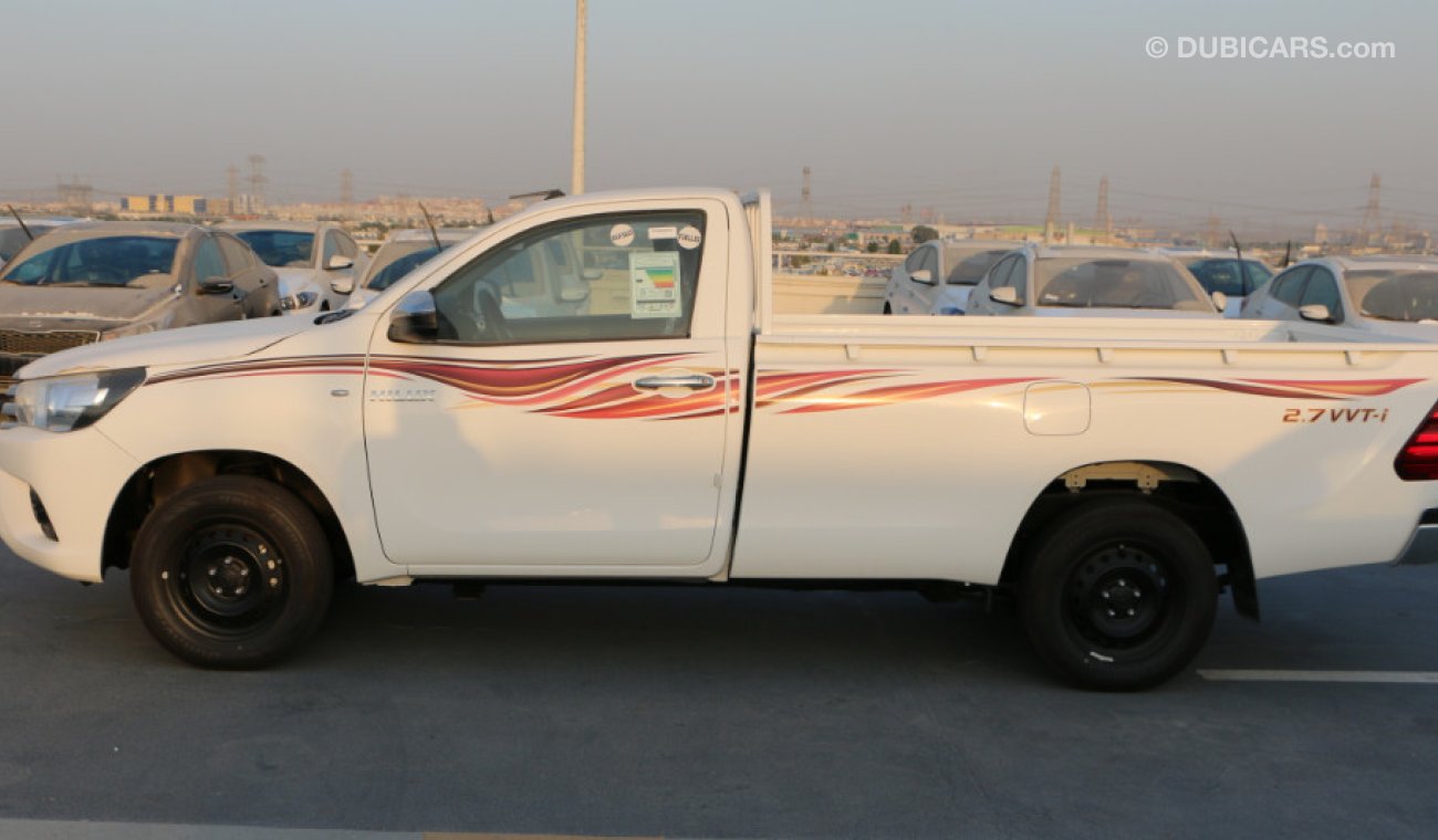 Toyota Hilux GL 2.7L Manual Petrol 4x2 Single-Cab New (Export only)