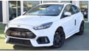 فورد فوكاس Ford Focus RS 2018 Euro Specs