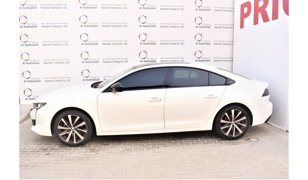 Peugeot 508 1.6L GT LINE TURBO 2019 GCC AGENCY WARRANTY UP TO 2024 OR 100000KM