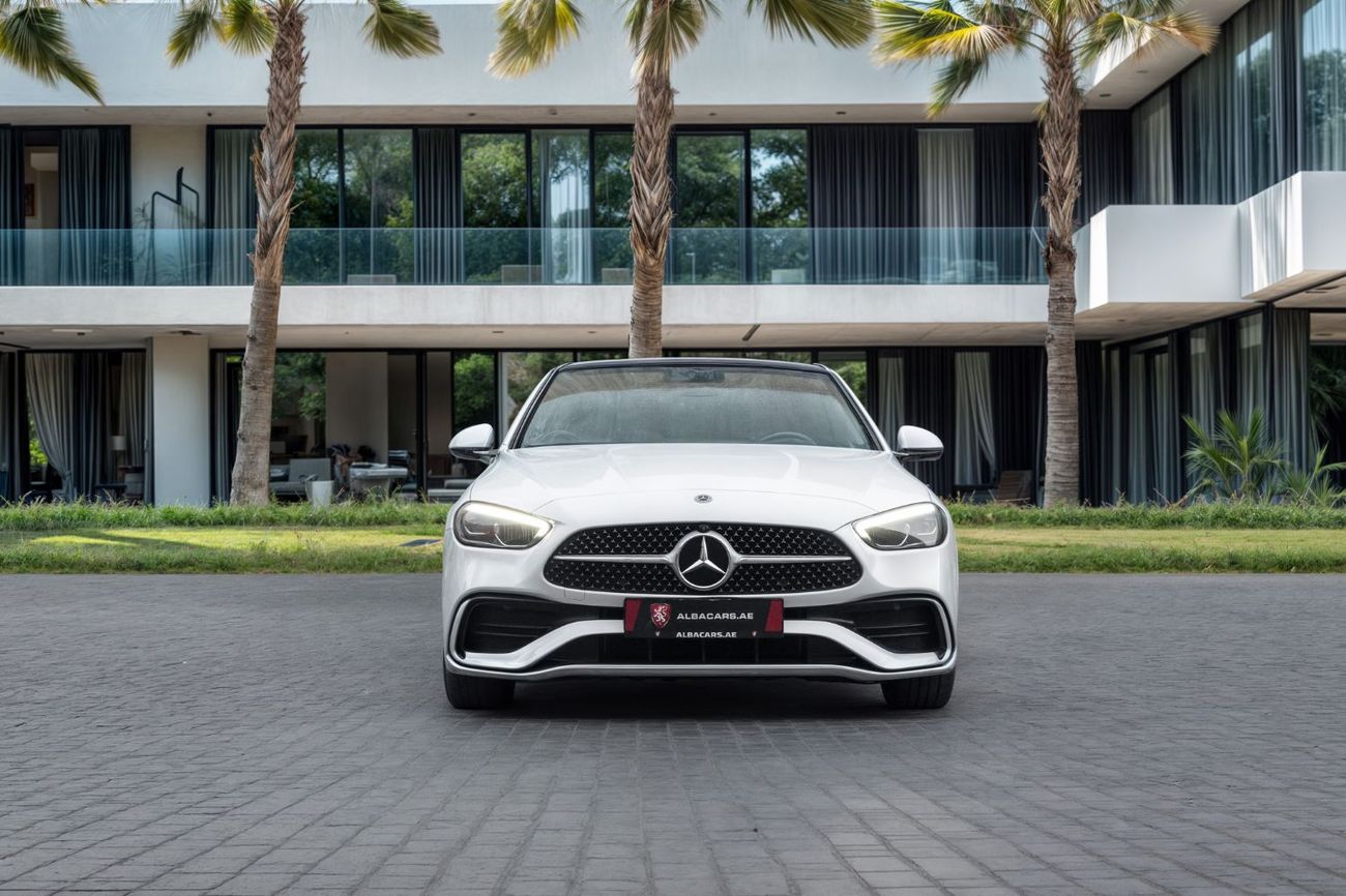 مرسيدس بنز C 200 C200 AMG | 3,721 P.M | 0% Downpayment | GARGASH WARRANTY / SERVICE