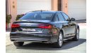 أودي A6 (2.8L V6) 2016 GCC under Warranty with Zero Down-Payment.