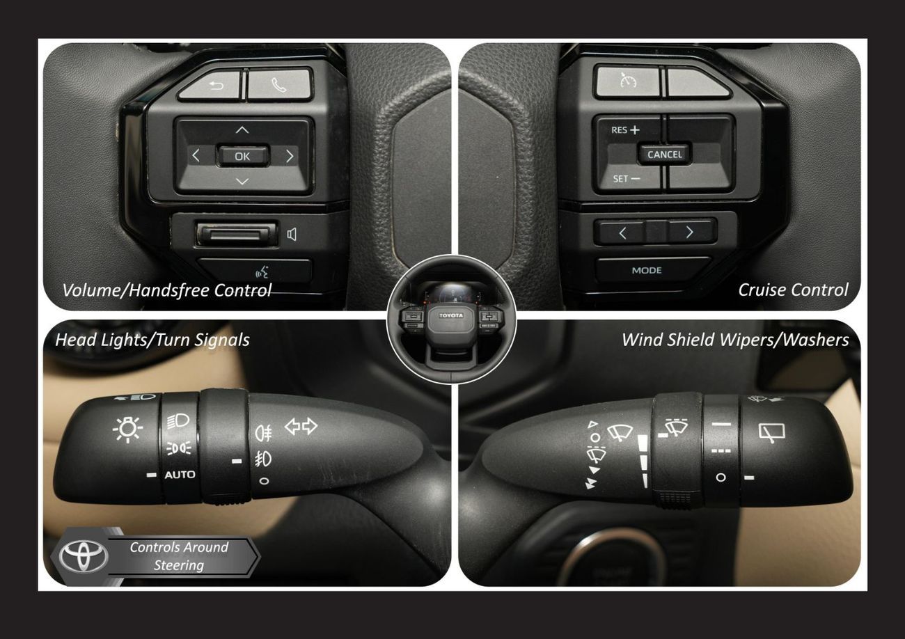 تويوتا برادو TOYOTA PRADO 2.8L TURBO VX SFM MID A/T DSL 2024 Export Only