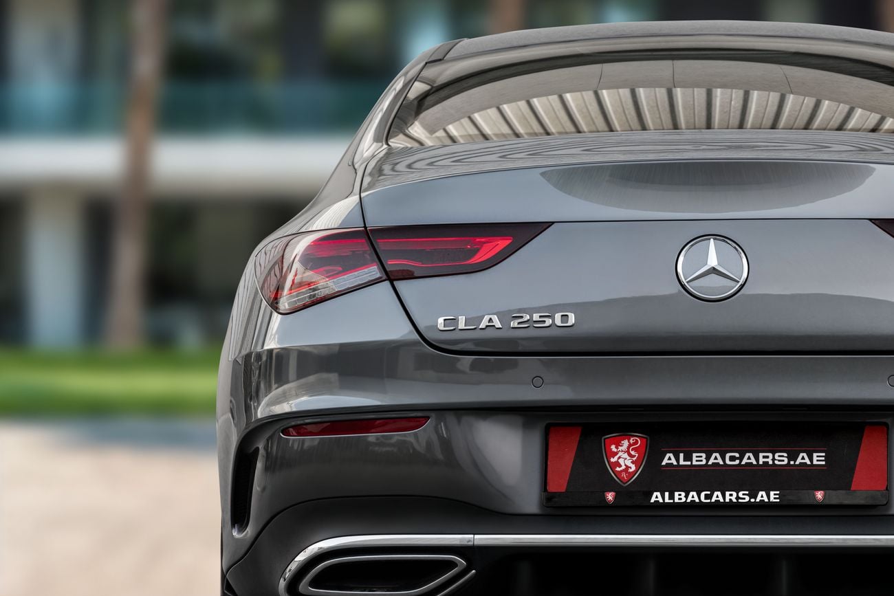 Mercedes Benz CLA250 CLA 250 AMG | 2,742 P.M | 0% Downpayment | 2028 GARGASH WARRANTY!