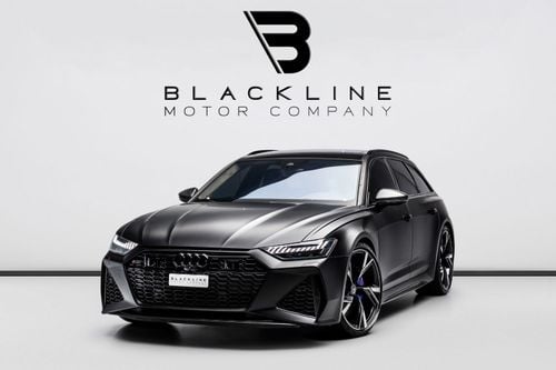 أودي RS6 BUY NOW, PAY 2027 | THE BLACKLINE STANDARD | June 2028 Audi Warranty, GCC