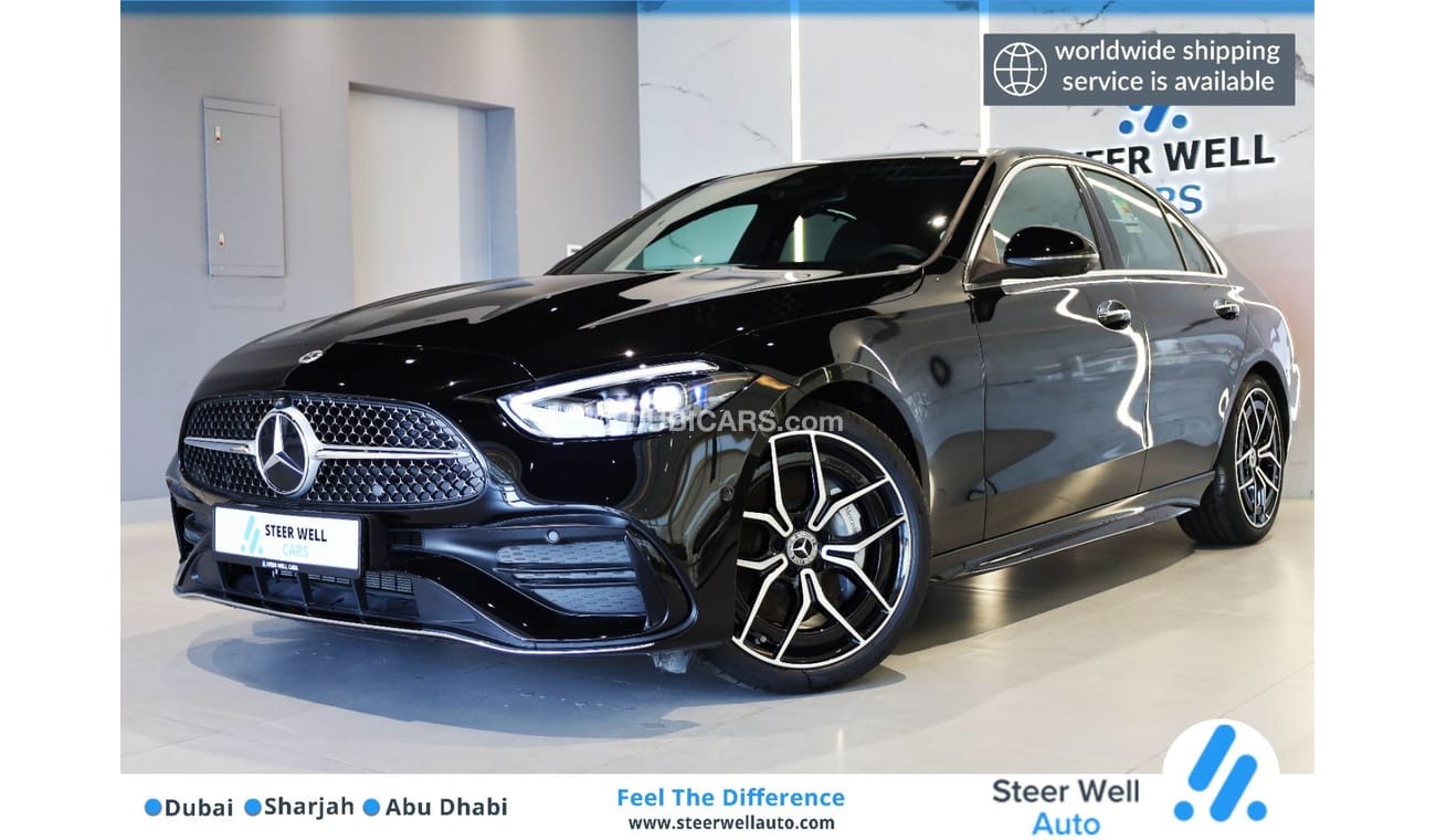 مرسيدس بنز C 200 بريميوم بريميوم PLUS HIGH | 5 YEARS WARRANTY AND SERVICE PKG UPTO 105KM