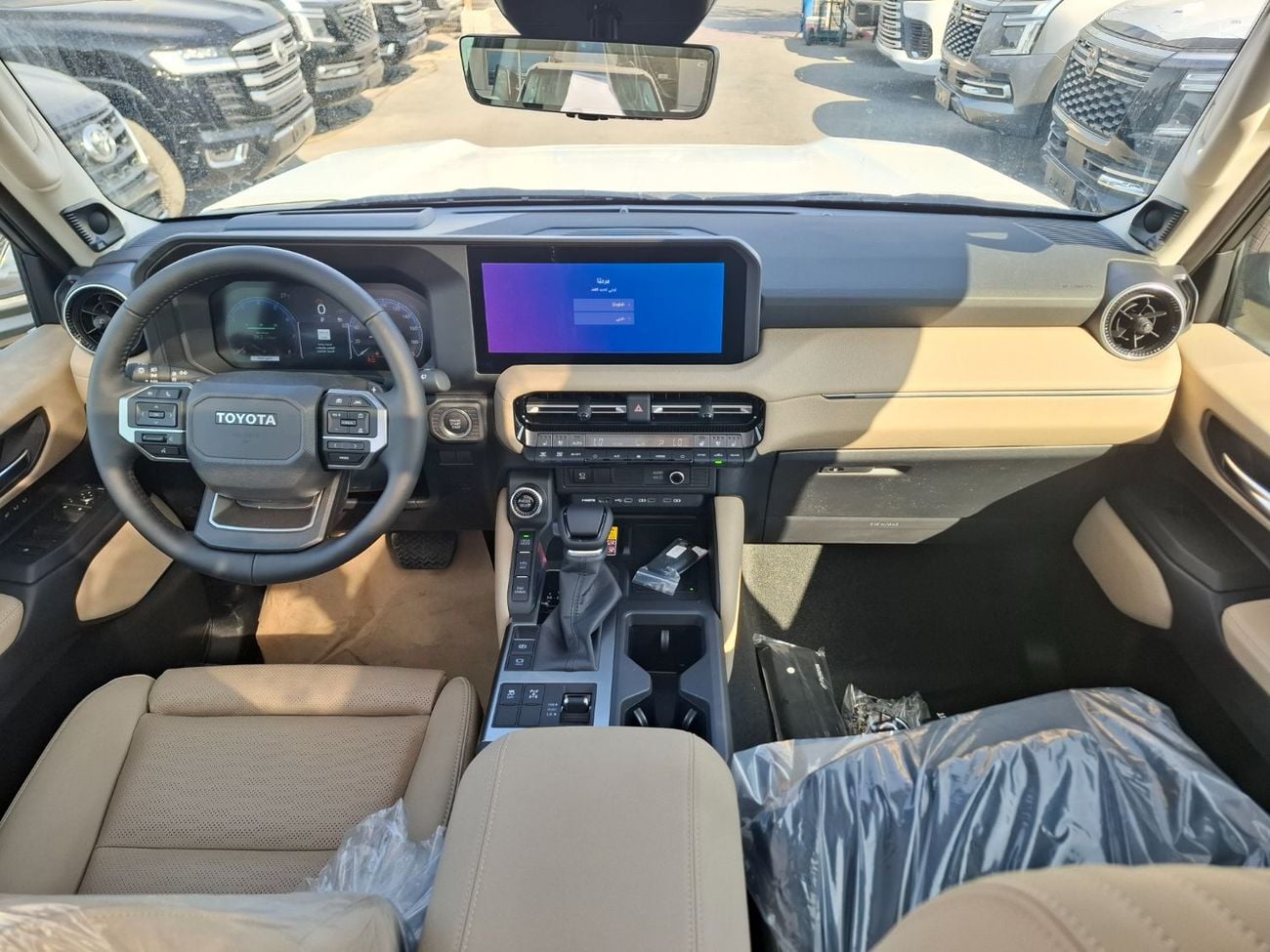 تويوتا برادو Toyota Prado Luxury 2.4L With panoramic 2026 White (Export Only)