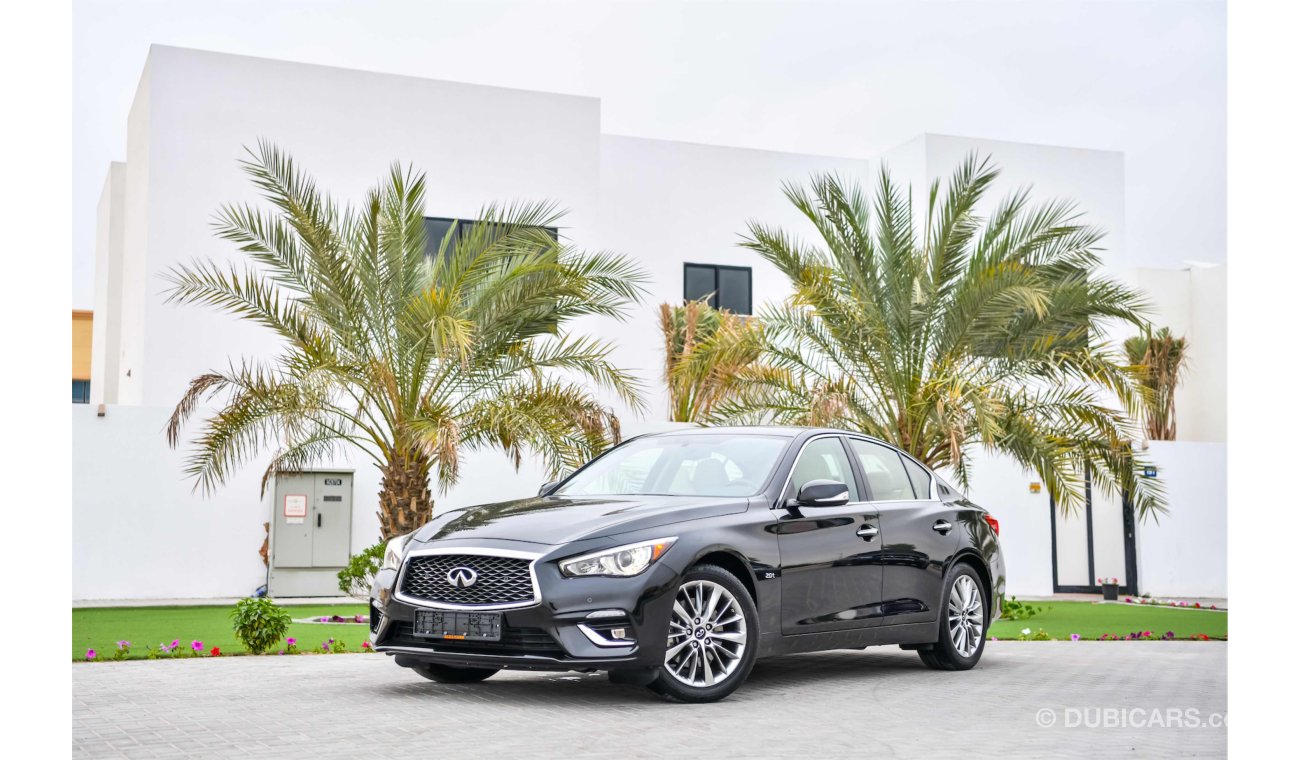 إنفينيتي Q50 Immaculate Inside & Out - Fully Loaded - AED 1,743 Per Month - 0% DP