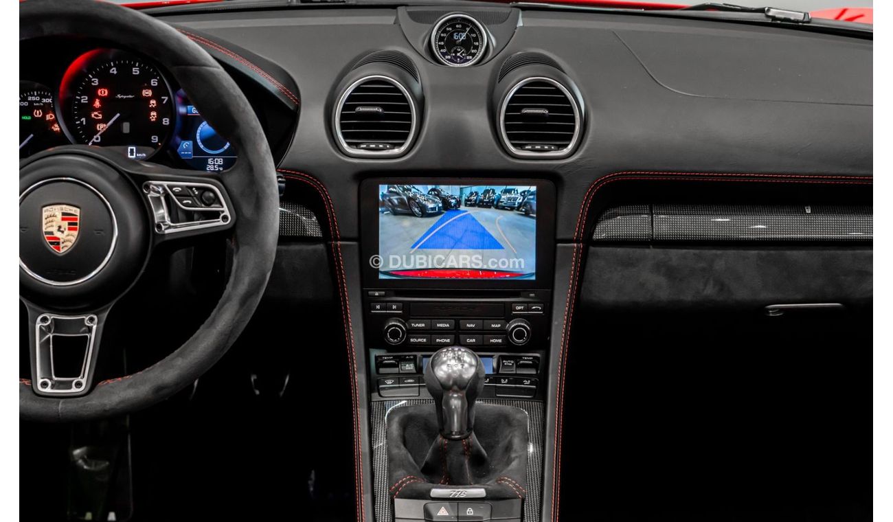 Porsche 718 Boxster 2020 Porsche 718 Spyder, Porsche Warranty + Service Contract, Low km, GCC