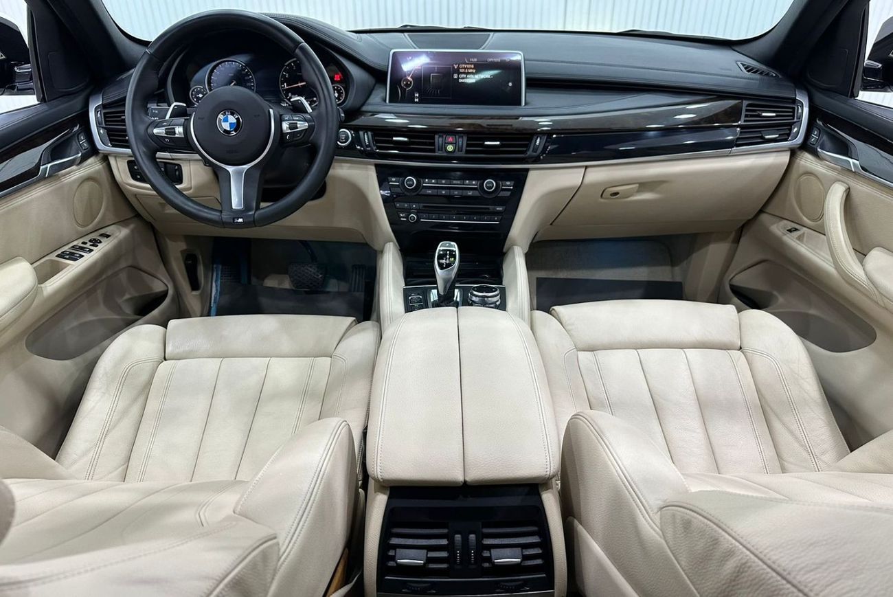 بي أم دبليو X6 50i M سبورت 2015 BMW X6 xDrive50i M-Sport, Service History, Full Options, Low Kms, GCC